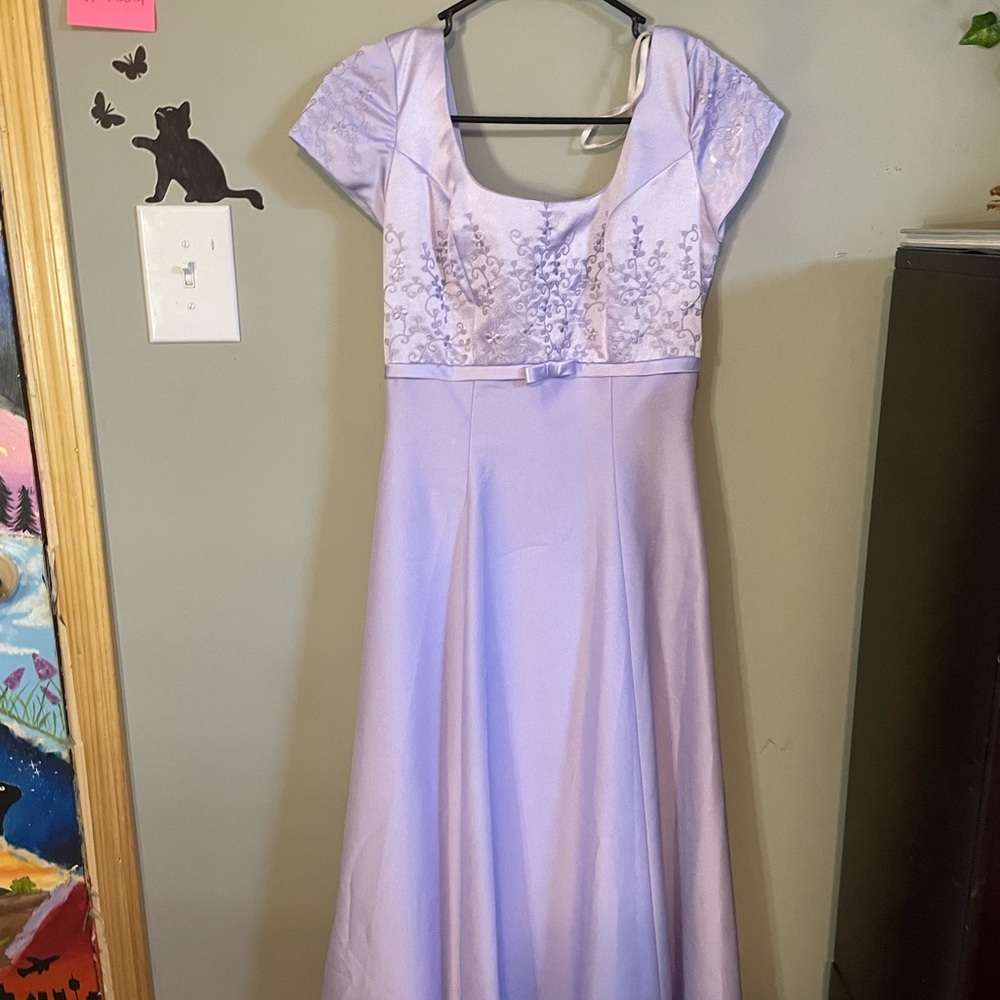 Purple prom dress